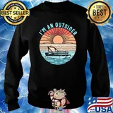 Im an outsider boating vintage sunset s Sweater