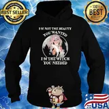 Im not the beauty you wanted im the witch you needed moon Hoodie