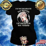 Im not the beauty you wanted im the witch you needed moon Ladies tee