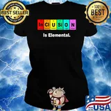 Inclusion Is Elemental LGBT Flag Gay Pride Month T-Shirt Ladies tee