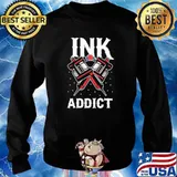 INK Addict Tattoos Flower Shirt Sweater
