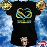 It Comes With A Mother Who Never Give Up Down Syndrome Doesnt Come With A manual Shirt Ladies tee