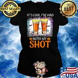 It's Cool I've Had Both My Shots Halloween Party Cocktails T-Shirt Ladies tee
