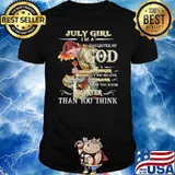 July girl im a daughter of god smarter than you think rose army shirt