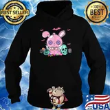Kawaii Pastel Goth Creepy Rabbit Halloween Bunny T-Shirt Hoodie