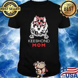 Keeshond Mom Pet Dog Lover Bandana T-Shirt