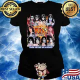Kiss since 1973 thank you for the memories signaturs Ladies tee