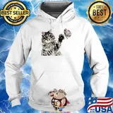 Kitty Cat Grenade T-Shirt Hoodie