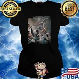 Kraken Cat Kitty Sloth Llama Unicorn Krakitten Sea Monster T-Shirt Ladies tee