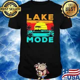 Lake Mode Pontooning Vintage Shirt