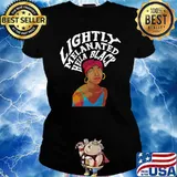 Lightly Melanated Inspired Hella Black Related Mocha Skin De T-Shirt Ladies tee