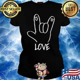 Love Sign Language T-Shirt Ladies tee