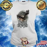 Lynyrds Skynyrds Band Music Legend Vintage Eagles T-Shirt Ladies tee
