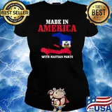 Made In America Haitian Pride T-Shirt Ladies tee