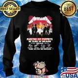 Metallica Master Of Puppets 35Years Of Release Thank You For The Memories Shirt Sweater