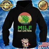 MILF-Man I Love Frogs Amphibian Vintage T-Shirt Hoodie