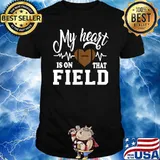 My Heart is on That Field Football T-Shirt