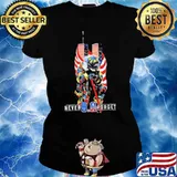 Never Forget 911 Firefighter Shirt Ladies tee