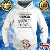 Never underestimate the tenacious power of a woman who loves cats born in September Hoodie
