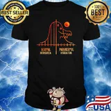 Normal disiribution paranormal math blood moon boo halloween shirt