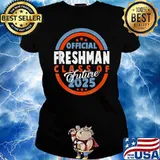 Official Freshman Future Class 2025 First Day 9th Grade T-Shirt Ladies tee