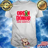 Organ Donor Hug Gently Transplant Surgery Recovery Pink T-Shirt