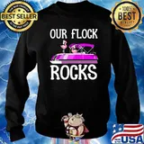 Our flock rocks flamingo boating s Sweater