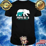 Papa Bear Fragile X Syndrome Awareness T-Shirt