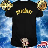 Paradise Golden Autumn Yellow Custom Logo Tee Fall Art T-Shirt