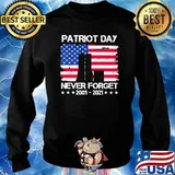 Patriot day 911 we will never forget 2001 2021 american flag s Sweater