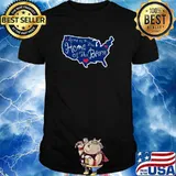 Patriotic America Home of The Brave American Flag Patriots T-Shirt
