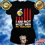 PE Physical Education Flag Teacher T_Shirt Ladies tee