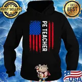 PE Physical Education Teacher American Flag T-Shirt Hoodie