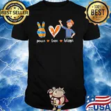 Peace Love B-lippis T-Shirt