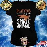 Platypus Is My Spirit Animal Platypus T-Shirt Ladies tee