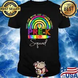 Prek Teacher Tie Dye Rainbow First Day of Preschool T-Shirt