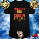 Promoted To Big Cousin 2022 Vintage T-Shirt