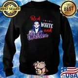 Red And White Mullet Classic Morgan Art Wallen Country Music T-Shirt Sweater