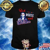 Red And White Mullet Classic Morgan Art Wallen Country Music T-Shirt