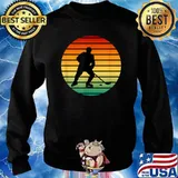 Retro Ice Hockey T-Shirt Sweater