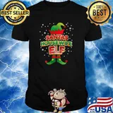 Santas Housewife Elf X-Mas Matching Pajama Party Family T-Shirt