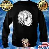 Scared anime girl - Anime Raglan T-Shirt Sweater