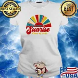 Senior Sunrise Senior 2022 Student Back To School T-Shirt Ladies tee