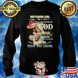 September girl im a daughter of god smarter than you think rose army Sweater