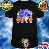 Sloths witch abbey road moon halloween shirt