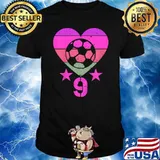 Soccer Birthday 9 Year Old Boy Girl Ninth 9th Birthday T-Shirt