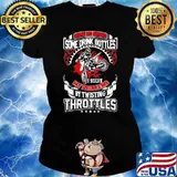 SOme do drugs some drink bottles my problems by twisting throttles s Ladies tee