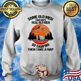 Someone old men take naps real old men go camping blood moon s Sweater