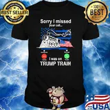 Sorry i missed your call i was on trump train calling american flag shirt
