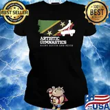 St. Kittis & Nevis Gymnastics Gymnast Sports Artistic Gymnas Saint Kittis And Nevis T-s Ladies tee